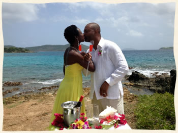 married at pretty klip point st thomas