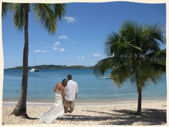 Secret Harbour Beach wedding St Thomas US Virgin Islands in the Caribbean