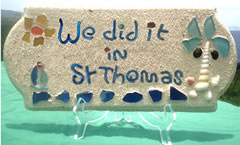 Sail Away Plaque - We did it in St. Thomas