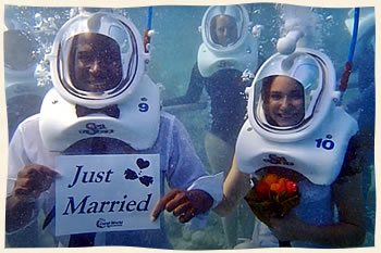 Seatrek wedding in the Caribbean Sea St. Thomas US Virgin Islands