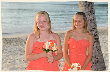 Magens Beach wedding bridesmaids - St. Thomas Virgin Islands