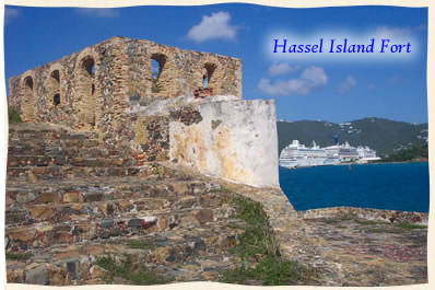 Wedding Historical Fort on Hassel Island