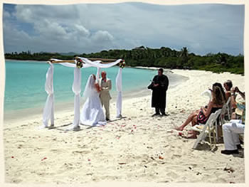 Tropical Beach Ceremony at Lindquist Beach, St. Thomas