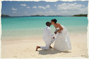 Married at Lindquist Beach St Thomas Virgin Islands