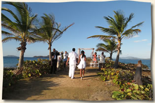 wedding at Pretty Klip Point Sapphire Beach St Thomas US Virgin Islands