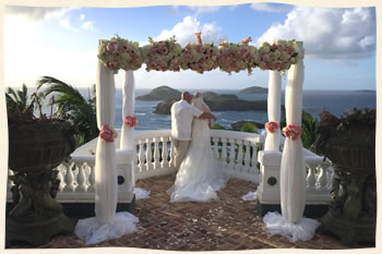Villa wedding Botany Bay St. Thomas US Virgin Islands